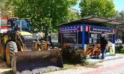 Bursa Gemlik meydanda yaya kaldırımı genişliyor