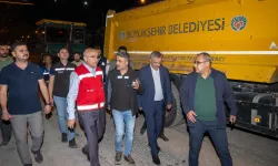 Malatya Büyükşehir'den 7/24 yol mesaisi