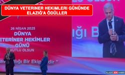 Dünya Veteriner Hekimleri Gününde Elazığ’a Ödüller