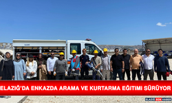 Elazığ’da Enkazda Arama ve Kurtarma Eğitimi Sürüyor