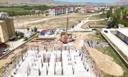 Gürpınar'da emniyet binası ve lojmanın temeli atıldı