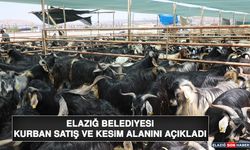 Elazığ Belediyesi, Kurban Satış ve Kesim Alanını Açıkladı