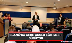 Elazığ’da Gebe Okulu Eğitimleri Sürüyor