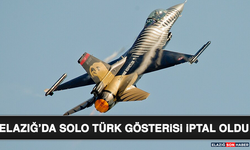 Elazığ’da Solo Türk Gösterisi İptal Oldu