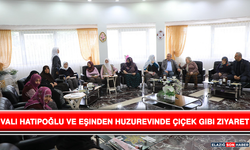 Vali Hatipoğlu ve Eşinden Huzurevinde Çiçek Gibi Ziyaret