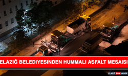 Elazığ Belediyesinden Hummalı Asfalt Mesaisi