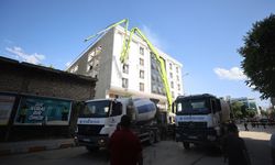 Iğdır'da öğrenci yurdunun çatı katında çıkan yangın söndürüldü