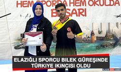 Elazığlı Sporcu Bilek Güreşinde Türkiye İkincisi Oldu