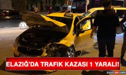 Elazığ'da Trafik Kazası 1 Yaralı!