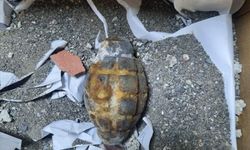 Ardahan'da kazı çalışmalarında bulunan el bombası imha edildi