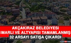 Akçakiraz’da 32 Arsa Satışa Sunuldu