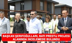 Başkan Şerifoğulları, Batı Prestij Projesi Alanında İncelemede Bulundu