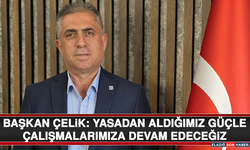 Başkan Çelik: Yasadan Aldığımız Güçle Çalışmalarımıza Devam Edeceğiz