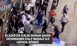 Elazığ’da Kalbi Duran Şahıs, Vatandaşın Kalp Masajı İle Hayata Döndü