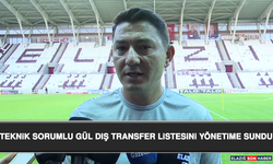 Teknik Sorumlu Gül Dış Transfer Listesini Yönetime Sundu