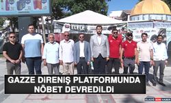 Gazze Direniş Platformunda Nöbet Devredildi