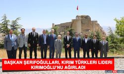 Başkan Şerifoğulları, Kırım Türkleri Lideri Kırımoğlu’nu Ağırladı