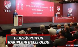 Elazığspor’un Rakipleri Belli Oldu