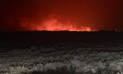 Mersin'deki Göksu Deltası'nda yangın