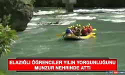 Elazığlı Öğrenciler Yılın Yorgunluğunu Munzur Nehrinde Attı
