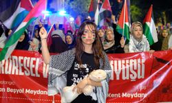 Van'da İsrail'in İran'a ve Gazze'ye yönelik saldırıları protesto edildi