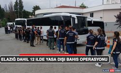 Elazığ Dahil 12 İlde Yasa Dışı Bahis Operasyonu