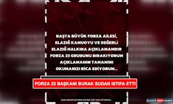 Forza 23 Başkanı Burak Sudan İstifa Etti