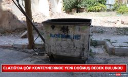 Elazığ'da Çöp Konteynerinde Yeni Doğmuş Bebek Bulundu