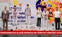 Taekwondo’da Elazığ Sporcuları Türkiye 3'üncüsü Oldu