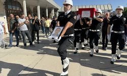 Diyarbakır'da trafik kazasında vefat eden polis memuru Elazığ'da son yolculuğuna uğurlandı