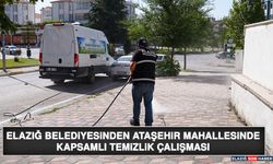 Elazığ Belediyesinden Ataşehir Mahallesinde Kapsamlı Temizlik Çalışması