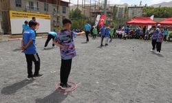 Hakkari'de bocce grup müsabakaları başladı