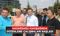 Hazardağlı Kavşağında Düzenleme Çalışmaları Başladı