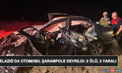 Elazığ’da Otomobil Şarampole Devrildi: 2 Ölü, 3 Yaralı