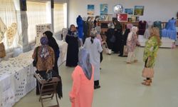 Muş'ta Aile Destek Merkezi kursiyerlerinin sergisi açıldı