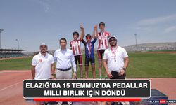 Elazığ’da 15 Temmuz’da Pedallar Milli Birlik İçin Döndü