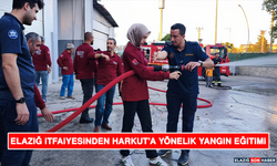 Elazığ İtfaiyesinden Harkut’a Yönelik Yangın Eğitimi