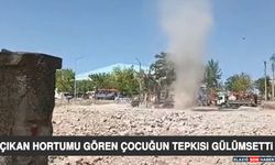 Çıkan Hortumu Gören Çocuğun Tepkisi Gülümsetti