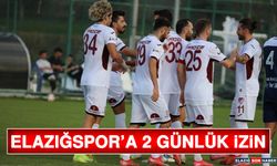 Elazığspor’a 2 Günlük İzin