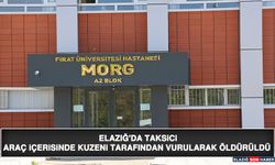 Elazığ'da Taksici Araç İçerisinde Kuzeni Tarafından Vurularak Öldürüldü