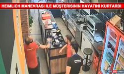 Heimlich Manevrası ile Müşterisinin Hayatını Kurtardı
