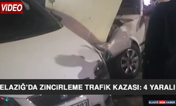 Elazığ’da Trafik Kazası: 4 Kişi Yaralandı