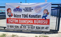Malatya İkizce deprem konutları alanında 'Eğitim Danışma Bürosu' açıldı