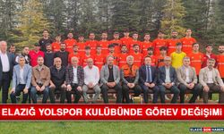Elazığ Yolspor Kulübünde Görev Değişimi