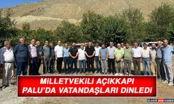 Milletvekili Ejder Açıkkapı, Palu’da Vatandaşları Dinledi