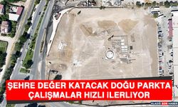 Şehre Değer Katacak Doğu Parkta Çalışmalar Hızlı İlerliyor