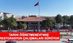 Tarihi Öğretmenevi’nde Restorasyon Çalışmaları Sürüyor