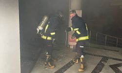 Van'da iş merkezinde çıkan yangında 4 dükkan zarar gördü