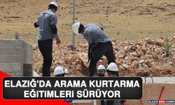 Elazığ'da Arama Kurtarma Eğitimleri Sürüyor