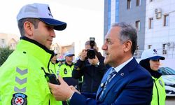 Bingöl’de trafik ekiplerine yüz tanıma sistemine sahip 90 yaka kamerası tahsis edildi